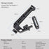 LEFTFOTO Camera Cage Top Handle, NATO Rail Standard with 7mm NATO Rail for DSLR Camera Cage