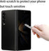 Anti-Spy Screen Protector for Samsung Galaxy Z Fold 5 5G 2023, Matte Anti-Glare Privacy Outer Inner Soft Anti-Scratch
