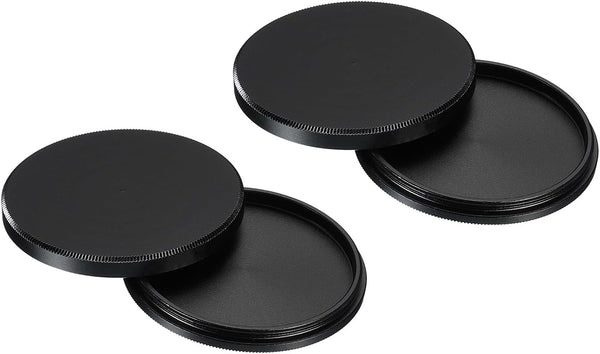 PATIKIL 43mm Lens Cap, 2 Pack Universal Front Metal Lens Filter Stacks Cap for 43mm Camera Filters