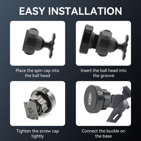 Car Phone Holder for Chevy Malibu 2016-2021, Strong Magnetic Car Vent Mount, Customized 360° Adjustable Car Phone