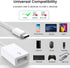 USB C to USB 3.0 Adapter (2 Pack), Type C to USB 3.0 Female OTG Cable for MacBook Pro/Air M2/M1/2020, iPhone 15