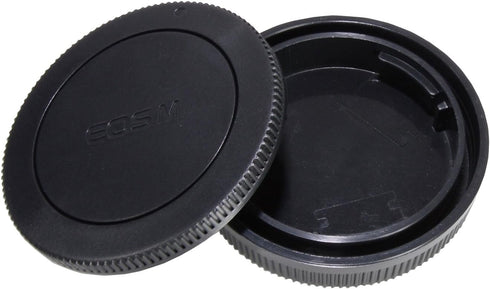 Rear Lens Cap and Body Cap Set Compatible with Canon EOS M Mirrorless Camera and Lens