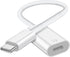 USB C to Lightning Audio Adapter, Type C Male to Lightning Female Converter for iPhone 15/15Pro