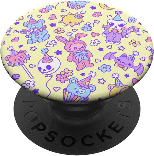 Clowncore Pastel Goth Clown Babycore Kidcore Weirdcore PopSockets Standard PopGrip
