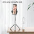 Zopsc Bluetooth Selfie Stick Tripod, Adjustable Height Phone Holder with Remote, Foldable Design for Horizontal