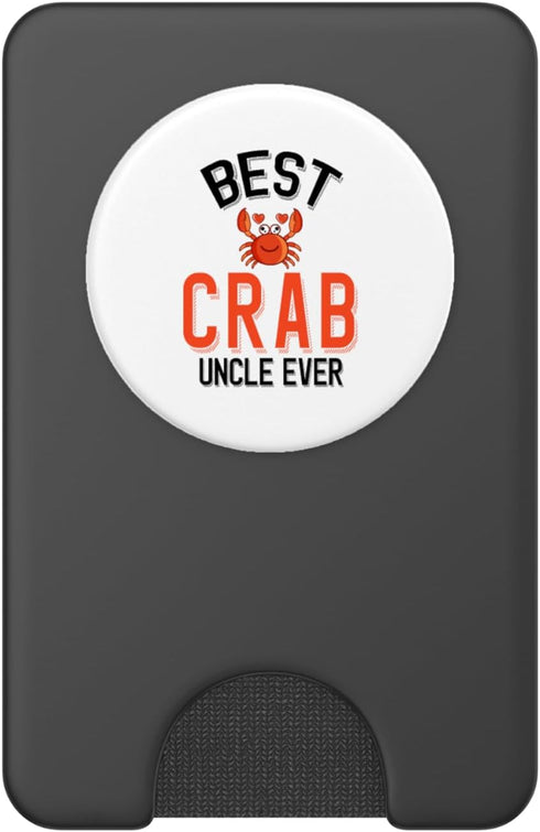 Cute Crab Family Apparel Best Crab Uncle Ever Cute Crab Lover PopSockets PopWallet for MagSafe