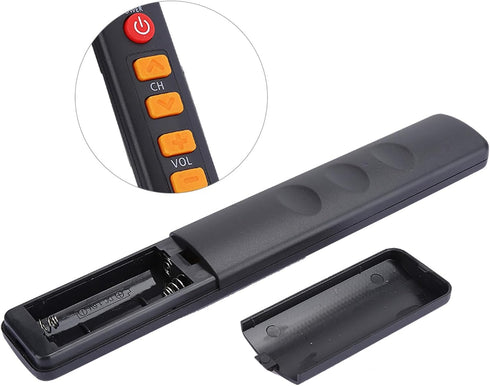 Learning Remote Control with Big Buttons - 6 Keys Universal Smart Controller for TV, STB, DVD, HiFi, VCR