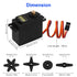6-Pack MG995 Angle180 13KG Servo Motor Control Metal Gear Servo Digital High Speed Torque Servo Motor for DIY Smart