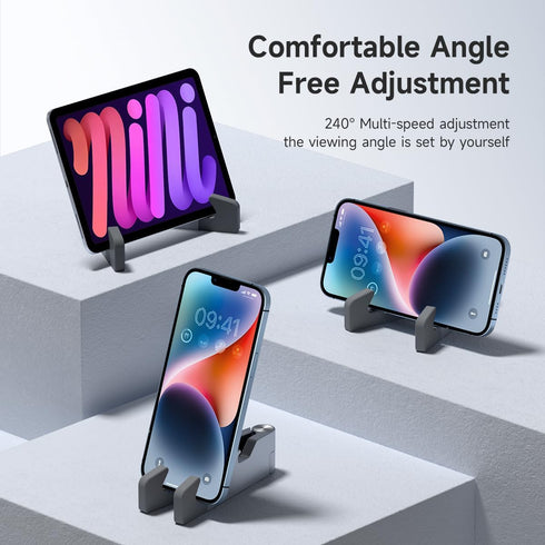 Hagibis Cell Phone Stand for Desk, 4 in 1 Foldable Aluminum Portable Holder with Bottle Opener for iPhone and Samsung