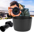 ET-60 Camera Lens Hood for Canon EF S 55-250mm, 90-300mm, 75-300mm f/4-5.6, ABS Plastic Shade Accessory