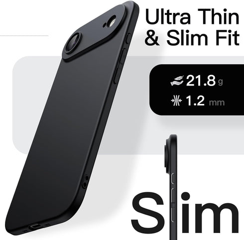 JETech 6.5-Inch Slim Case for iPhone Air, Ultra-Thin Lightweight Minimalist Phone Cover with Camera Lens Protection