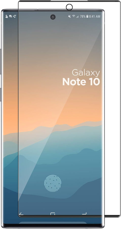 magglass Galaxy Note 10 Tempered Glass Screen Protector with Fingerprint Display Compatibility, Anti Bubble UHD Clear