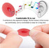Sennheiser MX500 Earbud Tips - Foam Replacement Earbud Pads, 6 Pairs in Black, White, Pink - Compatible Earbud Tips