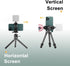 Thryllix 1/4" 17/16/15/14/13, Aluminum Phone Tripod Mount with Cold Shoe & ARCA-Swiss Quick Release, Adjustable
