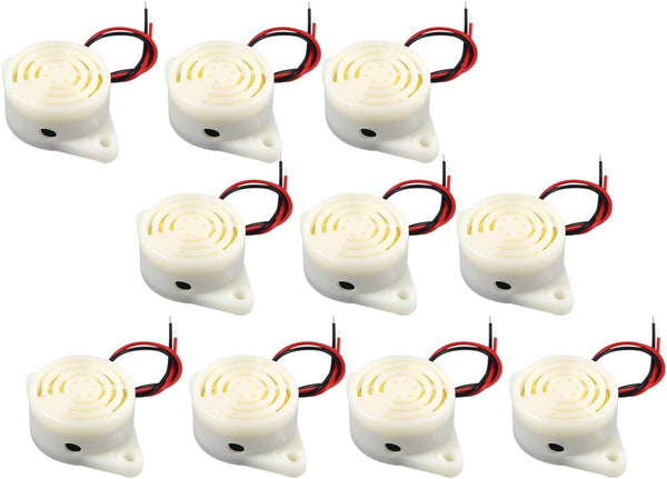 10PCS SFM-27 95DB High-Decibel Electronic Buzzer Beep Alarm, 3-24V 12V Continuous Beep