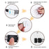 Adhesive Cable Management Clips, 100Pcs Adjustable Nylon Cable Strap Ties with Strong Adhesive Tape for Home Office