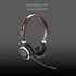 Global Teck Cushions for Jabra Evolve 20, 30, 40, 65 Headsets, Leather Replacement Kit #GTW 6600-02