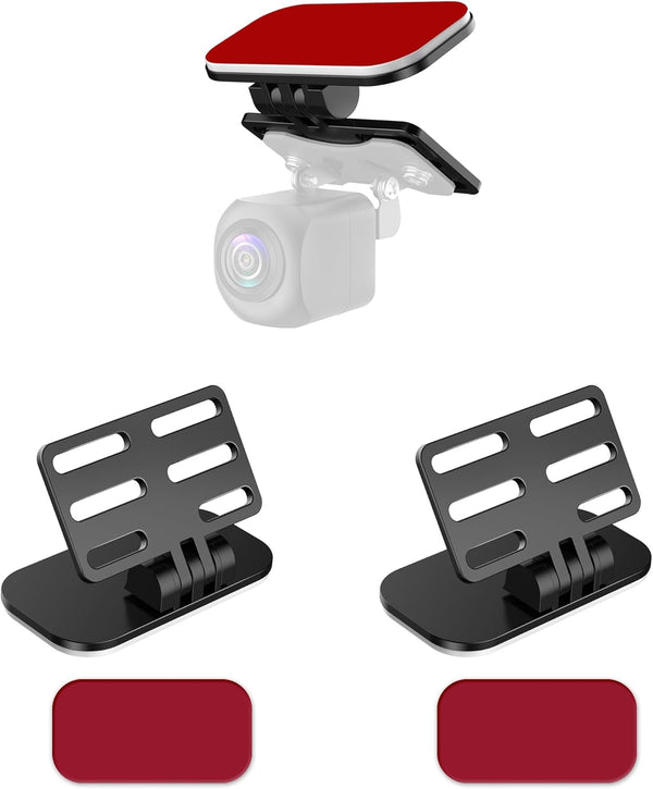 Pixelman Rear Camera Holder (Adhesive-2PCS), Universal Back Windshield Backup Camera Mount, Dash Cam Mirror Camera
