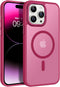 BENTOBEN iPhone 14 Pro Case, Plum Red - Slim Fit, Shockproof, Translucent Matte, Compatible with MagSafe, 6.1" Cover.