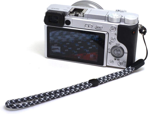 Adjustable Wrist Straps Hand Lanyard Set of 2 Black Compatible with iPhone Camera USB Flash Drives Key Chain