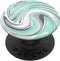 Mint Teal with White and Gray Color Swirls PopSockets PopGrip: Swappable Grip for Phones & Tablets