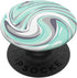 Mint Teal with White and Gray Color Swirls PopSockets PopGrip: Swappable Grip for Phones & Tablets