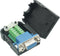 HDB15 3+6 HDMI Female to VGA Female D-SUB 15 Pin Terminal Connector, DB15 Adapter with Case