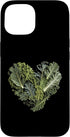 Kale Heart Design Vegetable Kale Heart Case for iPhone 15