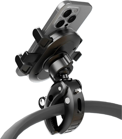 EVEMANT Stroller Phone Holder, Universal Handlebar Phone Mount with 360 Rotation for Golf