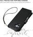 Bocasal 17 6.3 Inch for iPhone Wallet Case Compatible with MagSafe Wireless Charging, RFID Blocking Magnetic Leather