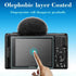 Screen Protector for Sony ZV-1F Vlog Camera & Lens Cap Cover - 0.3mm 9H Hardness Tempered Glass, Anti-Scratch