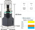 RJ45 to M12 4-Pin Adapter - M12 RJ45 Male Female Industrial Ethernet Connector, IP68 Waterproof, 10Gb/s Transmission
