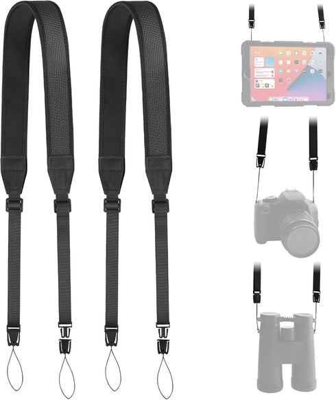 FIEIL 2 Pank Universal Neoprene Neck Shoulder Strap Soft Camera Strap with