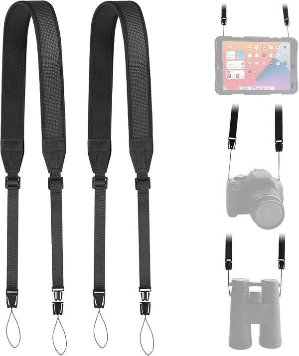 FIEIL 2 Pank Universal Neoprene Neck Shoulder Strap Soft Camera Strap with