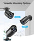 ZOSI 1080P 1920TVL Security Camera - Black Bullet Cam for Indoor/Outdoor, IP67 Weatherproof, 120ft IR Night Vision