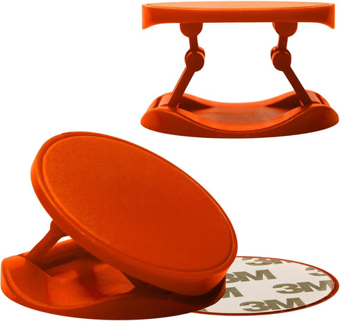 Cell Phone Grip Holder Stand for iPhone & Samsung, Orange