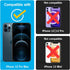 Simple Snap Tempered Glass Screen Protector for iPhone 12 Pro Max - Invisible Premium Protection, Easy Applicator