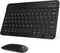 GOGARA Rechargeable Bluetooth Keyboard and Mouse Combo, Universal Ultra-Slim Wireless Keyboard Mouse Set