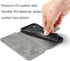 UEEBAI Luxury PU Leather Wallet Flip Cover Case for iPhone SE 2022/7/8/SE 2020 - Grey, Magnetic Stand Folio Protection