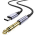 MOSWAG USB C to 1/4 TRS Audio Stereo Cable, USB Type C
