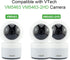 LEFXMOPHY Power Cord for VTech VM5463 VM5463-2HD Baby Monitor Camera, 5V White Charger with 5ft Cable
