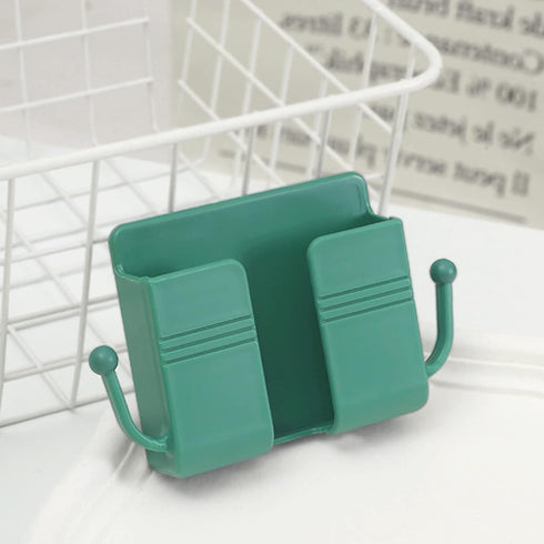 4Pcs Wall Mount Phone Holder, Adhesive Wall Phone Mount Charging Stand and Remote Control Stand for Home and Office