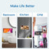 Shower Phone Holder with 2PCS Adhesive Stickers, Wall Mount Stand for Bathroom and Kitchen (Silver-Gray)
