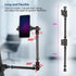 Akeipho 21"/53cm Adjustable Magic Arm with Super Clamp, Overhead Phone Mount, Heavy Duty Desk Camera Mount