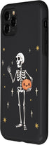 iPhone 11 Pro Max Funny Halloween Skeleton Holding Jack-O-Lantern Pumpkin Case