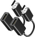 ANDTOBO HDMI Male to Female High-Speed Extension Cable for Google Chrome Cast, Roku Stick, 2-Pack