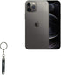 BoxWave Stylus Pen Compatible with Apple iPhone 12 Pro Max - Bullet Capacitive Stylus, Mini Stylus Pen with Keyring