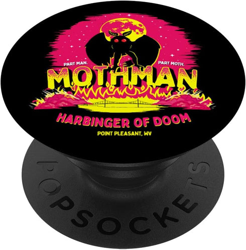 Mothman - Funny Cryptid Gift PopSockets Standard PopGrip, Harbinger of Doom