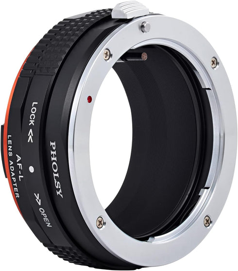 Lens Mount Adapter with Aperture Control Ring for Sony A Minolta AF Lens to Leica L Camera Body, Compatible with SL2