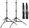EMART 7 Ft Light Stand for Photography, Portable Tripod Stand, 2 Pack with Carry Case for Speedlight